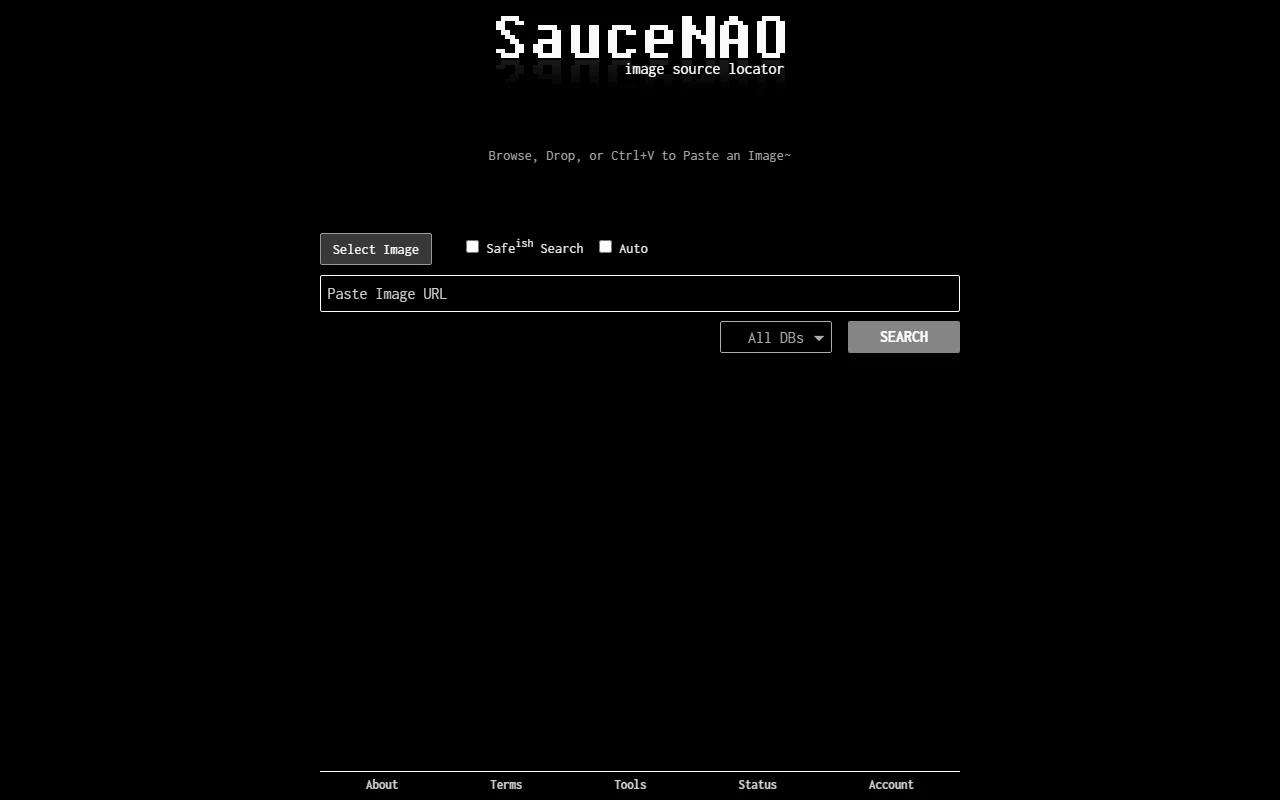 Screenshot of Saucenao